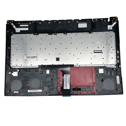 For MSI GE75 Palmrest Keyboard Full Color Backlit Non-Touchpad 3077E2C213Y Black