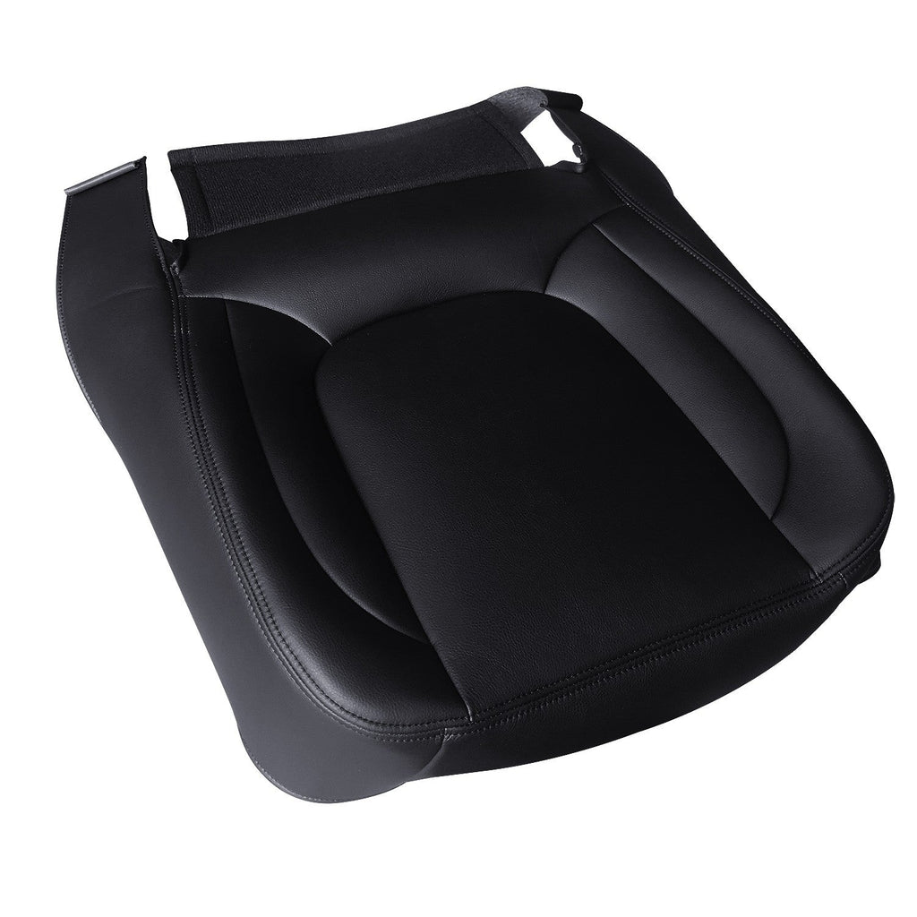 Driver Passenger Bottom Leather Seat Covers For 2004-2005 Dodge Ram 3500 Laramie