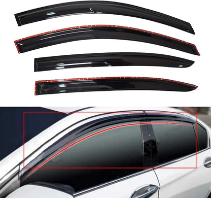 For 2009-2012 8TH Gen Honda Accord JDM Style Window Visor Vent Rain Guards