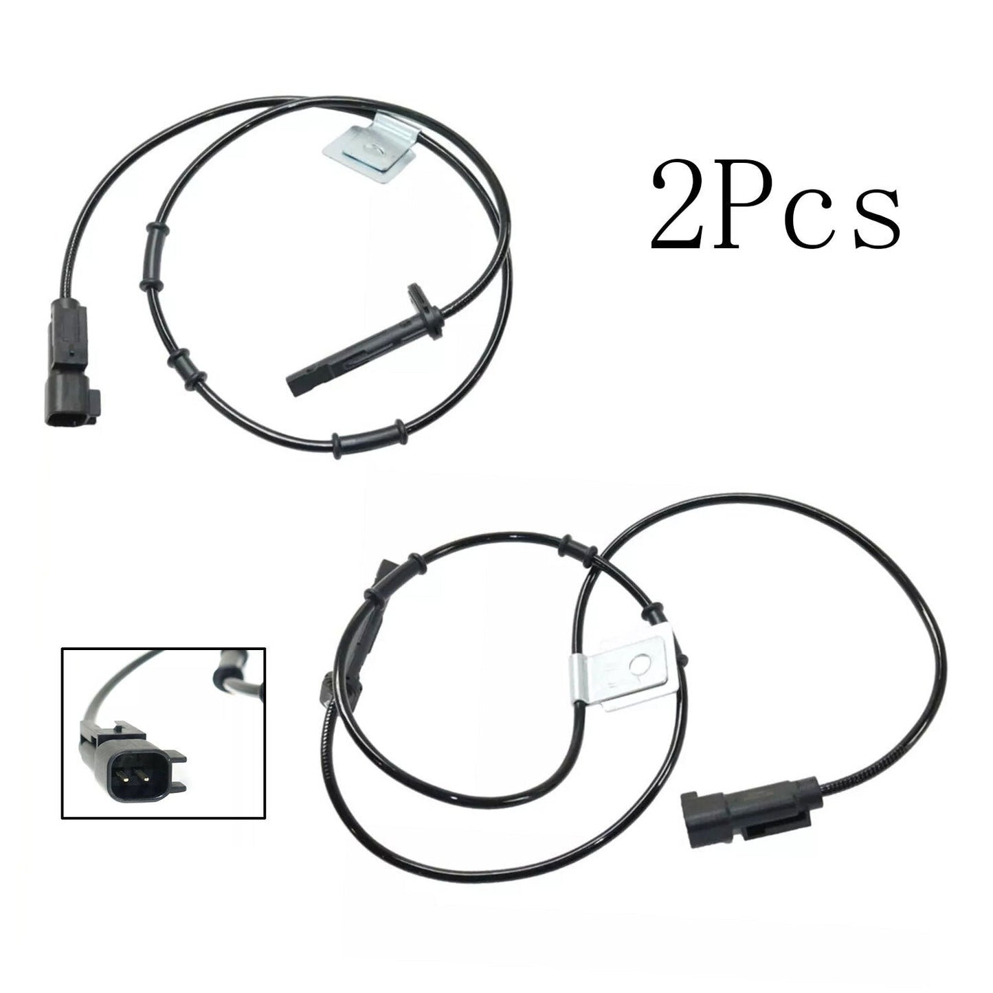 2PCS Front Left+Right ABS Wheel Speed Sensor For Chevrolet Equinox Terrain GMC