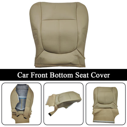 Passenger Bottom Leather Seat Cover Tan For 2011 2012 - 2014 Ford F150 Lariat