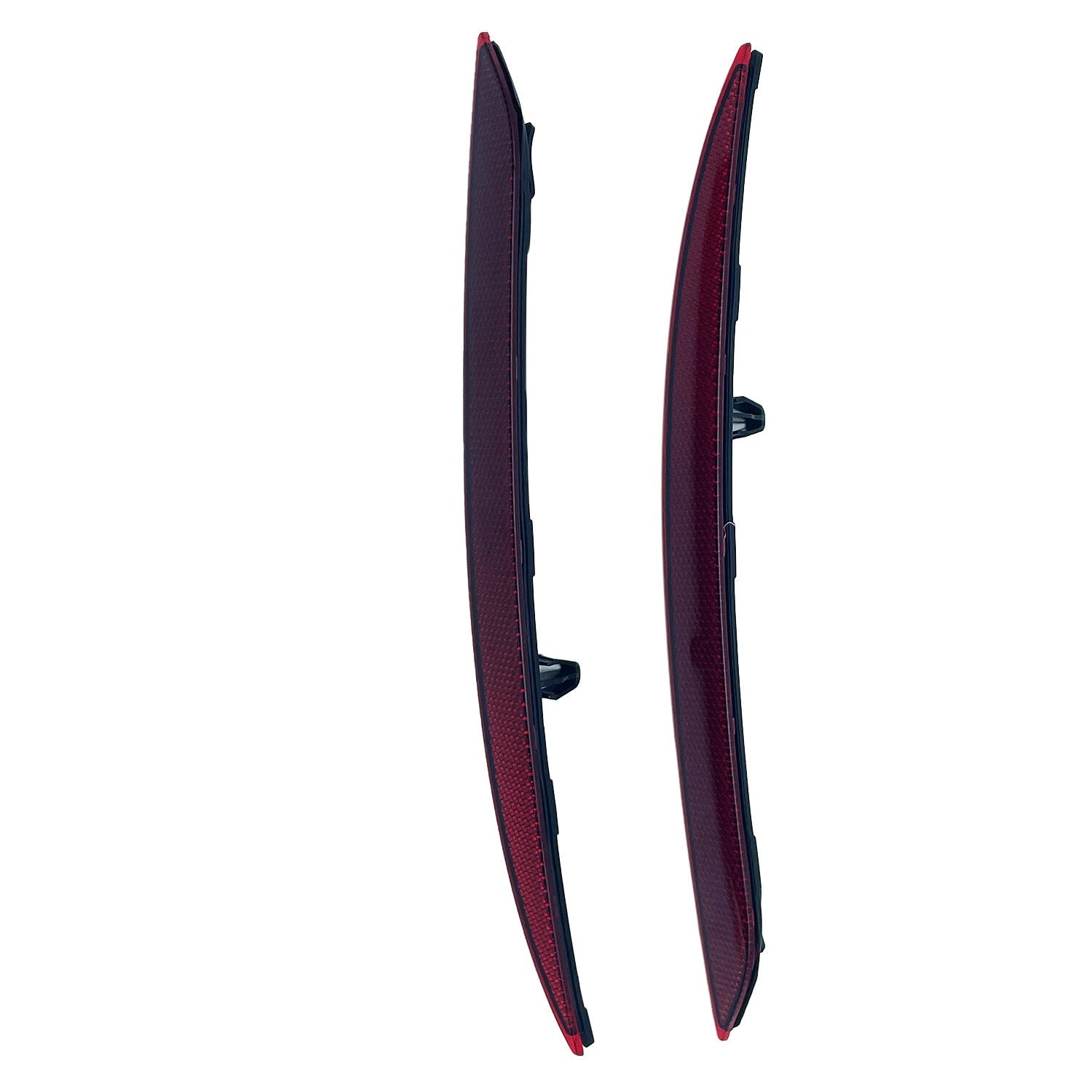 Tail Rear Bumper Reflector Red Pair LH RH For Tesla Model Y 2022 2021 2020