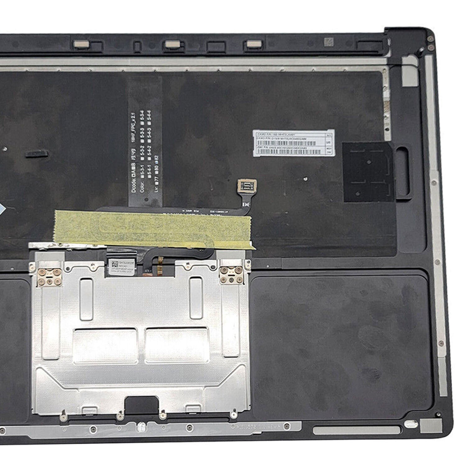 New For Microsoft Surface Laptop 4 1953 Palmrest Keyboard Touchpad Black 15in US