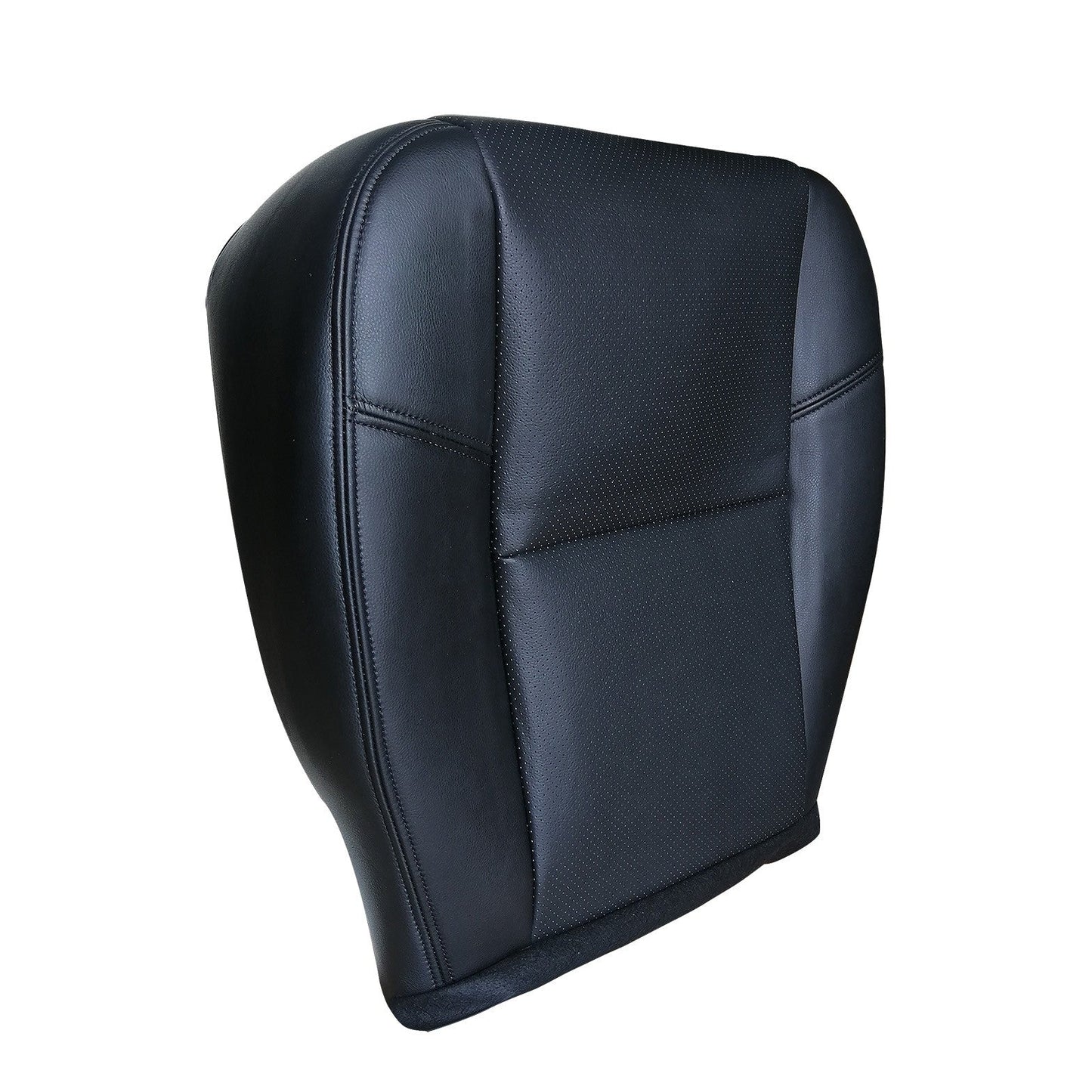 Driver Side Bottom Leather Seat Cover Black For 2007-2014 Cadillac Escalade