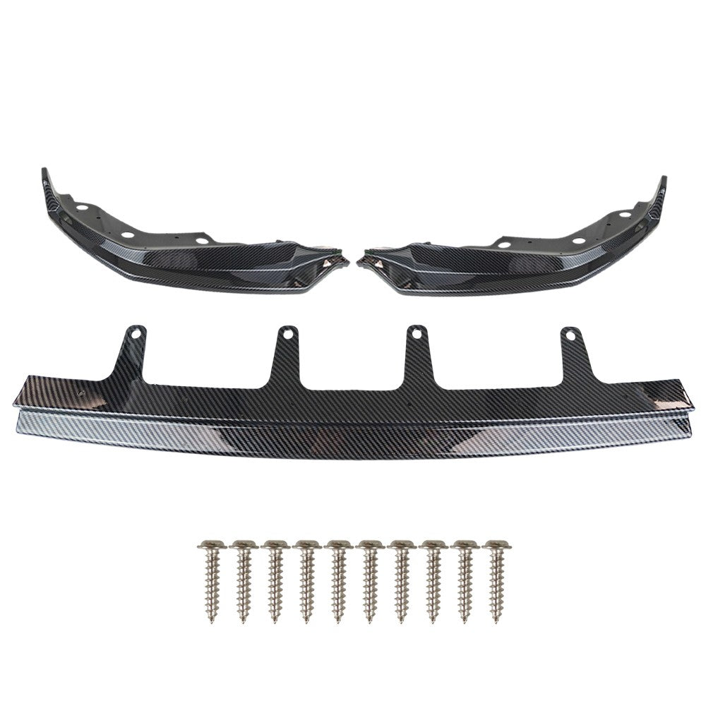 Carbon Fiber Style M Front Bumper Lip For 2019-22 Bmw G20 3 SERIES 330I M340I