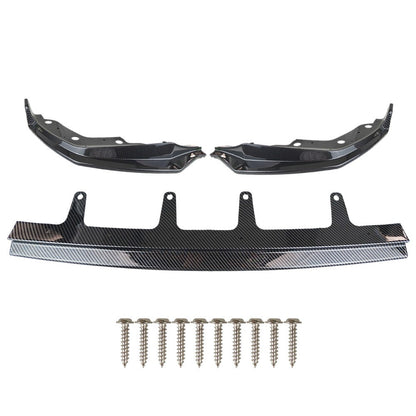 Carbon Fiber Style M Front Bumper Lip For 2019-22 Bmw G20 3 SERIES 330I M340I