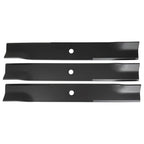 3 REPL XHT HD USA BLADES EXCEL FOR HUSTLER 797696 601124 54" RAPTOR SD FASTRAK X