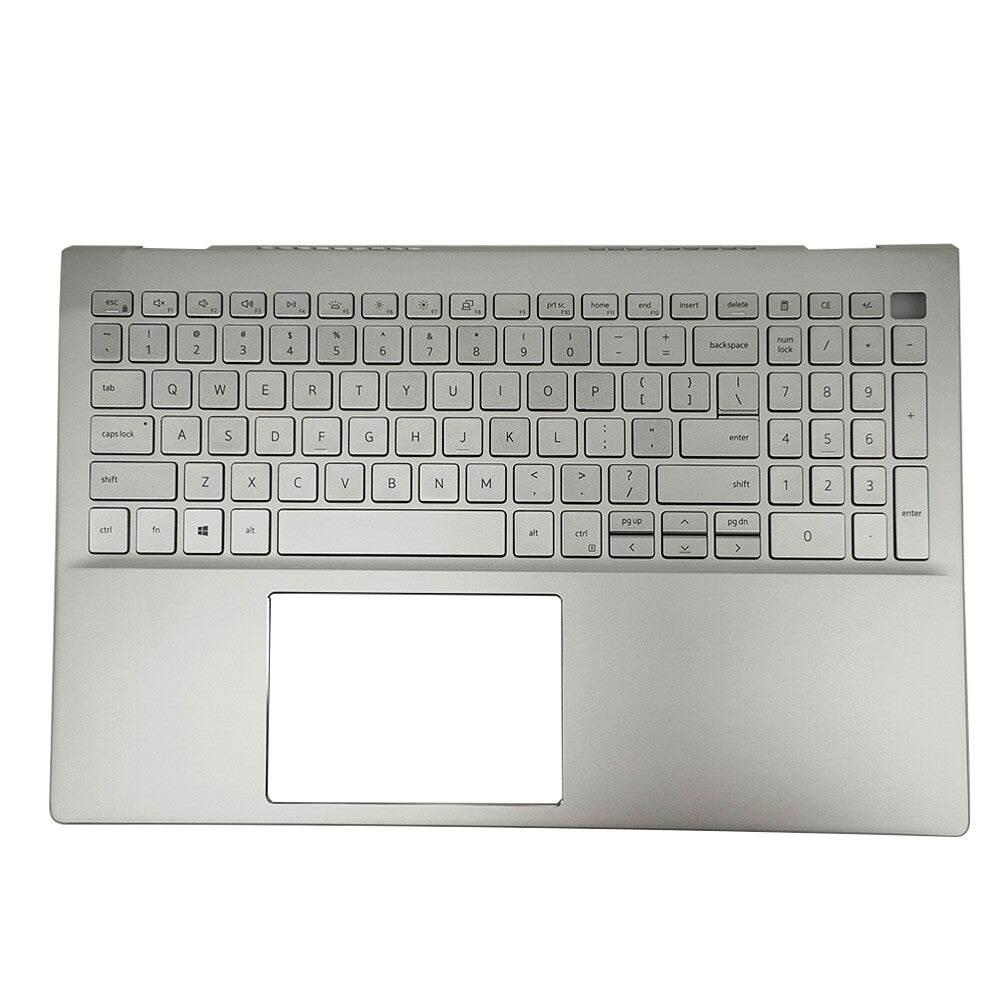 New For Dell Inspiron 15 5501 5505 Palmrest Non-Backlit Keyboard 06XCC3 Silver