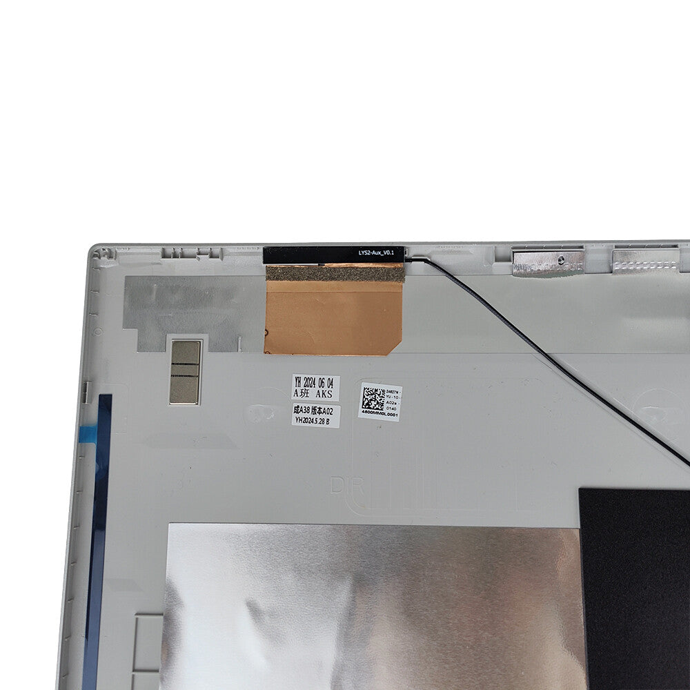 New Thin Back Cover w/Cable For HP Pavilion X360 15-ER Top Silver Lid M45108-001