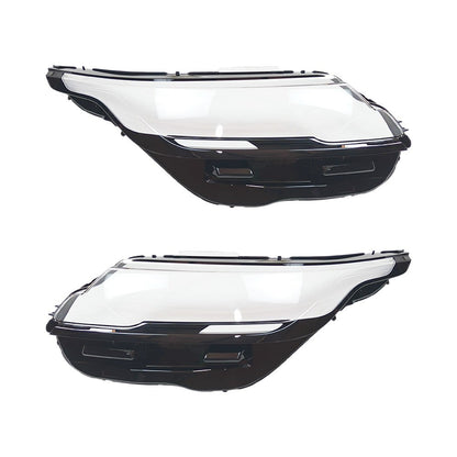 Left & Right Headlight Clear Lens Cover For 2017-2024 Range Rover Velar