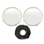 A Pair Front Headlight Lens Cover For 2020-2022 2023 Mercedes-Benz G-Class W464