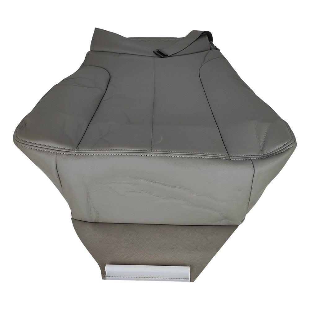 Passenger Bottom Leather Seat Cover Gray Fit For 2002 - 2005 Dodge Ram 1500 SLT