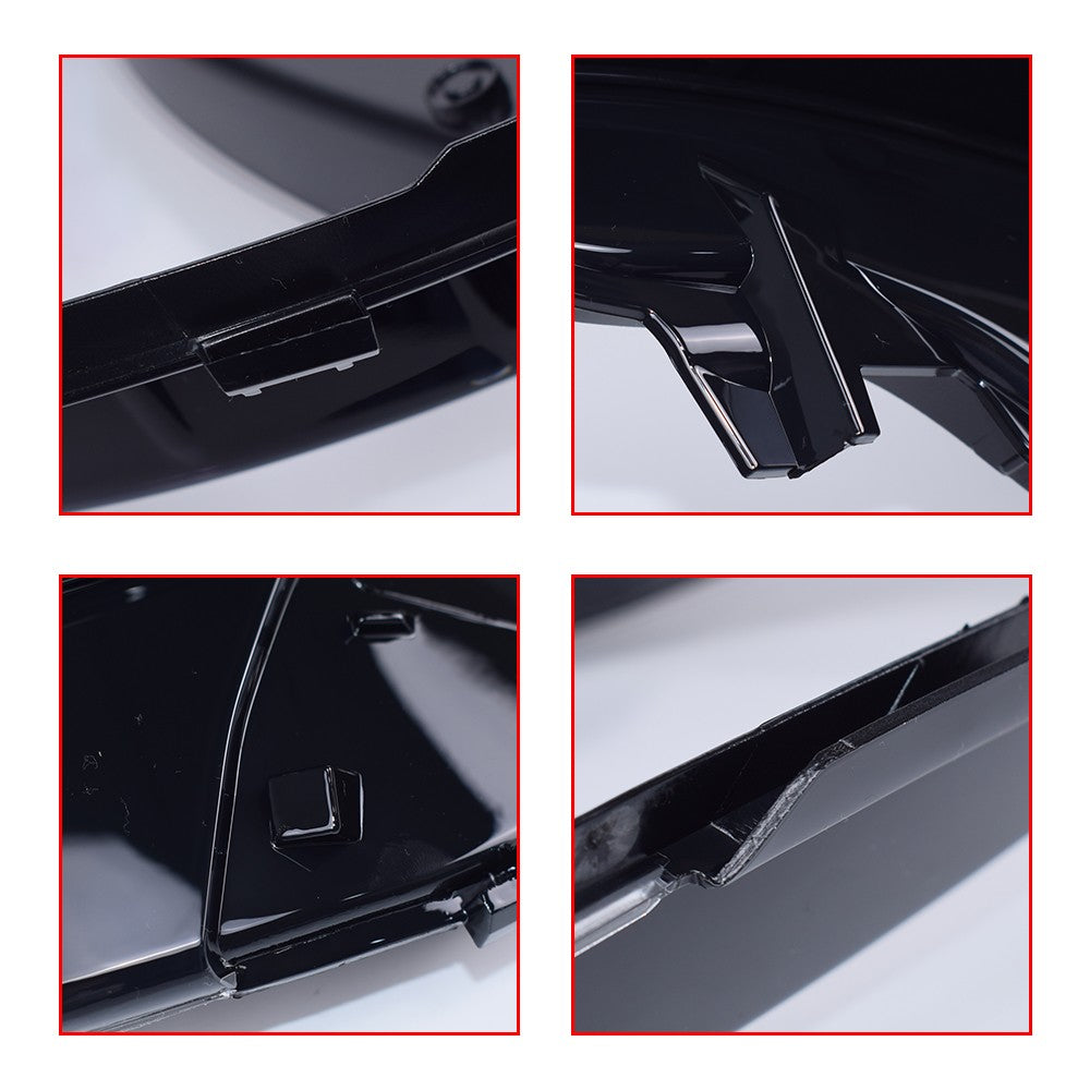 Headlight Lens Covers for Mercedes E-Class W213 2017-2020 Left+Right w/ Sealant