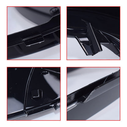 Headlight Lens Covers for Mercedes E-Class W213 2017-2020 Left+Right w/ Sealant