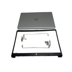 New For HP 15-DW 15-dw1083wm Top Back Cover & Bezel Hinges Silver L52012-001 US