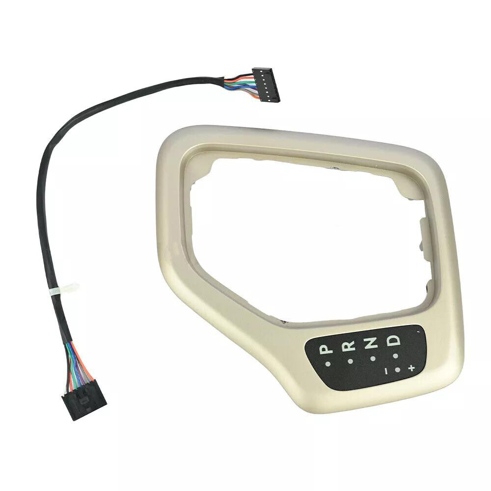 5YD27LS5AA New For 2014-2018 Jeep Cherokee Center Shifter Bezel Factory Gold