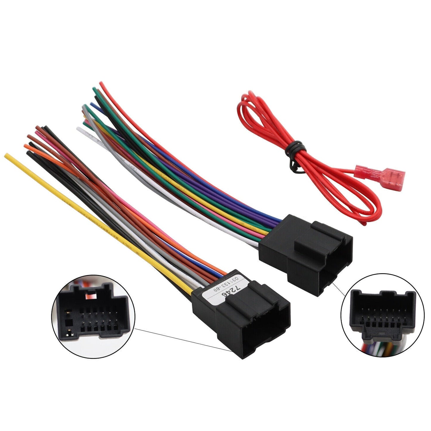 Aftermarket Car Stereo Radio Wiring Harness Adapter For Cadillac Chevy 2007-2014