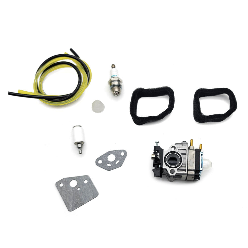 Carburetor Kit For Ryobi RY25AXB 25cc Gas Jet Fan Blower W/Gasket Fuel Line US
