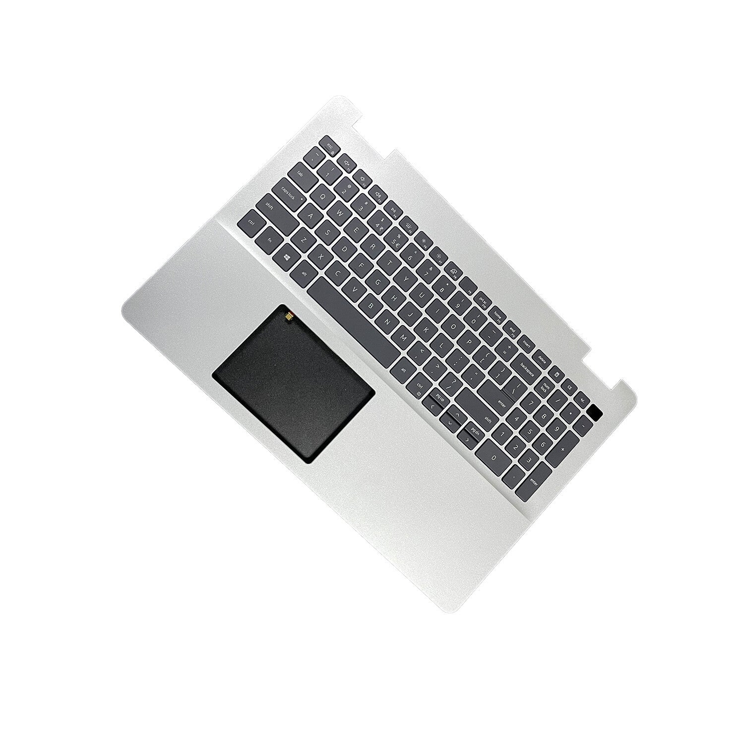 New For DELL Inspiron 5593 Palmrest US Keyboard Backlit Type-C 07G0RN Silver US