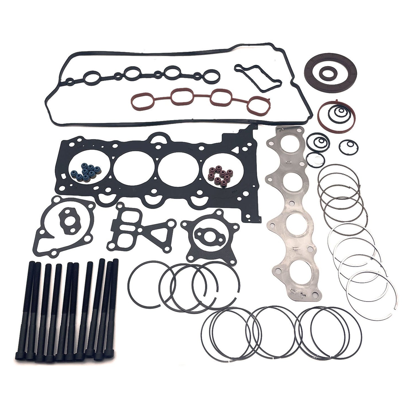 Head Gasket Bolts&Piston Rings Set For Hyundai Kia Accent Rio 1.6L L4 2012-2016