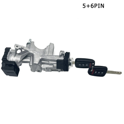 NEW FOR 2014-2015 CIVIC IGNITION LOCK CYLINDER SWITCH ASSEMBLY WITH 2 KEY SHELLS
