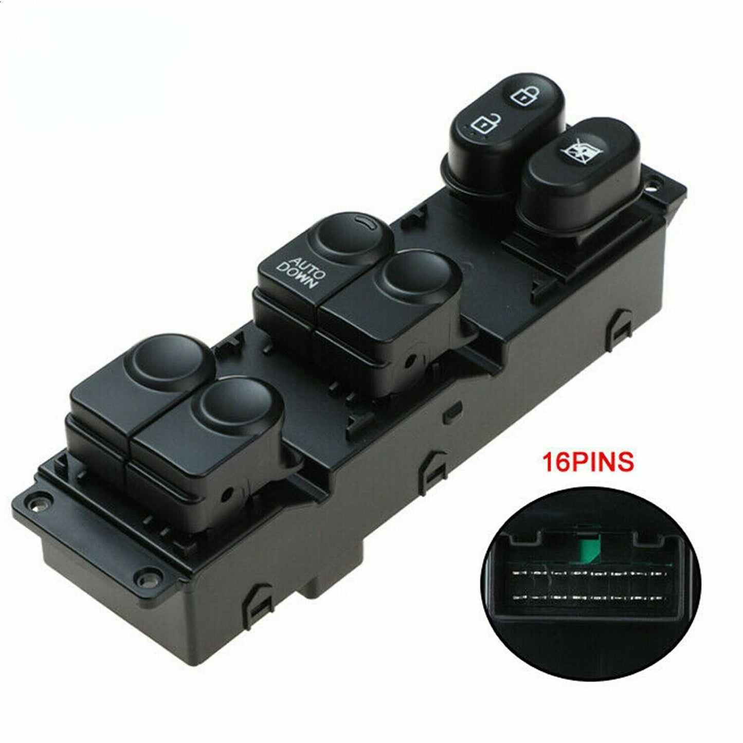 For 12-17 Hyundai Accent 1.6L Driver Door Master Power Window Switch 935701R111