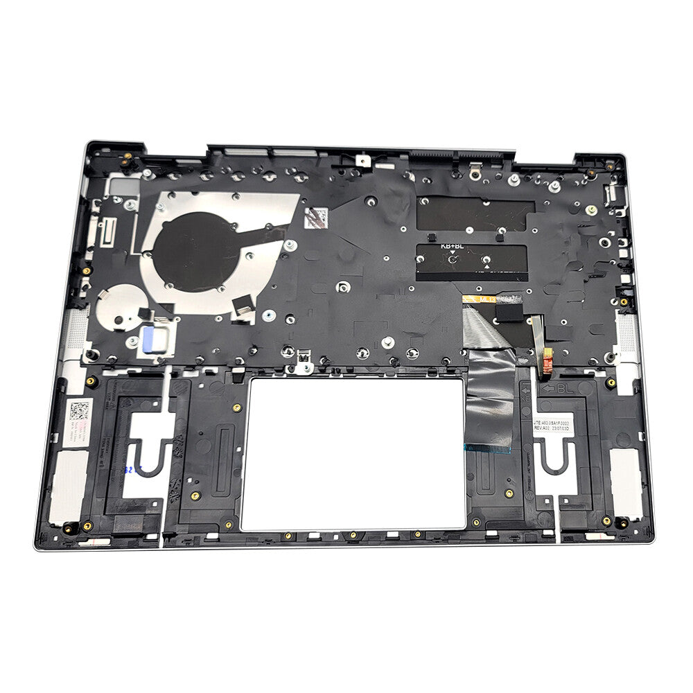 New For Dell Inspiron 7430 7435 2-in-1 Palmrest Backlit Keyboard 0MF0F1 MF0F1 US
