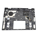 New For Dell Inspiron 7430 7435 2-in-1 Palmrest Backlit Keyboard 0MF0F1 MF0F1 US