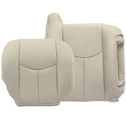 New For 2003-06 Chevy Tahoe Suburban Passenger Leather Seat Cover Light Tan