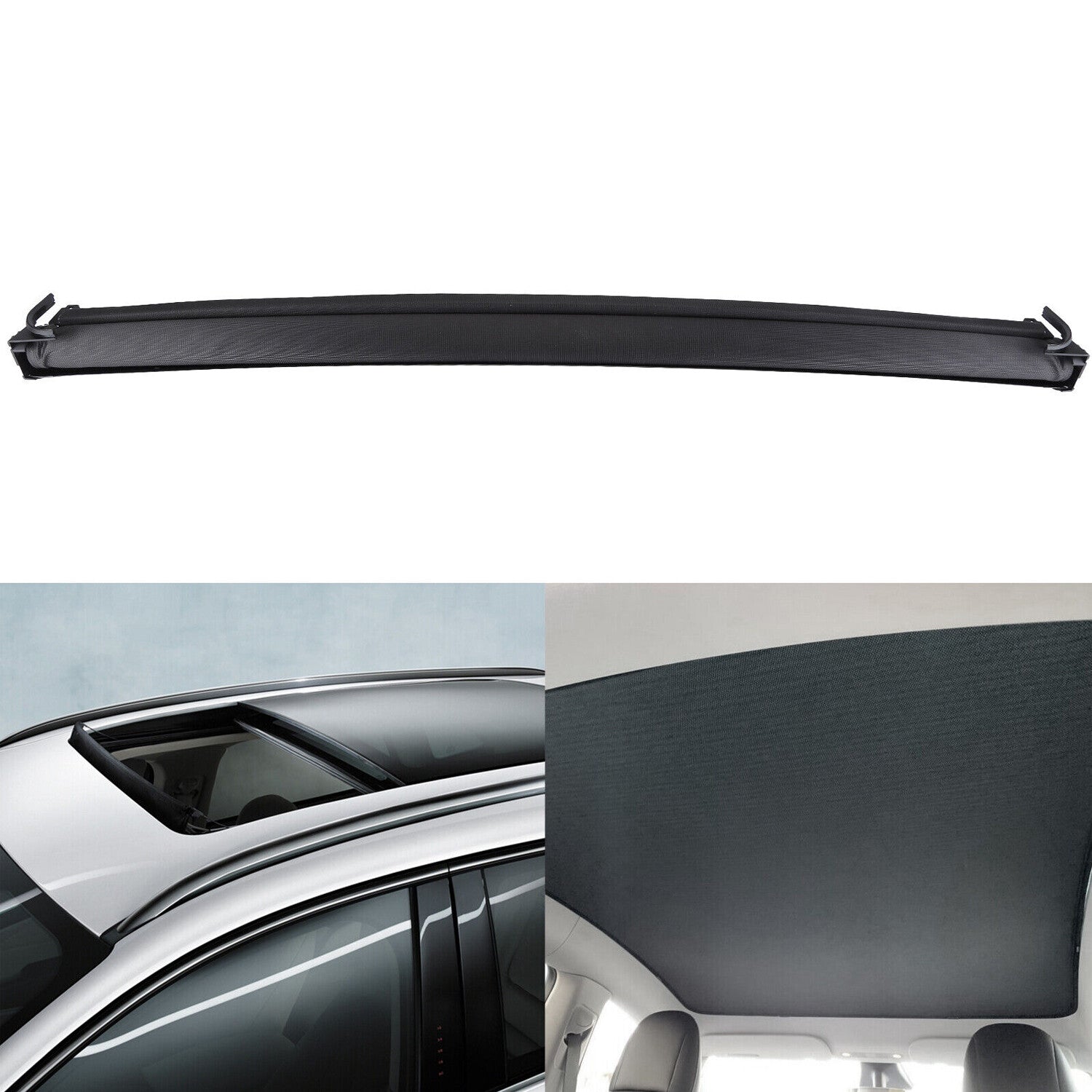 Black Sunroof Sunshade Cover For Mercedes-Benz A (W176) CLA (C117) 2013-18