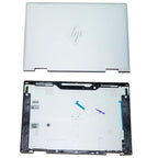 Silver Back Cover for HP Envy X360 13 BD 13M BD0023DX 13m bd1033dx