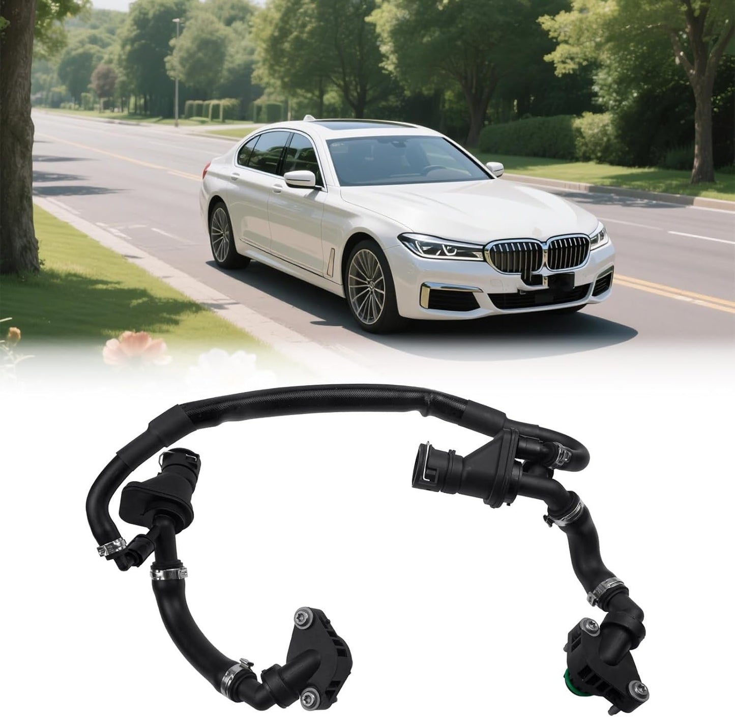 11158635529 Crankcase Ventilation Hose Vent For BMW 750Li xDrive 750i 750X G12