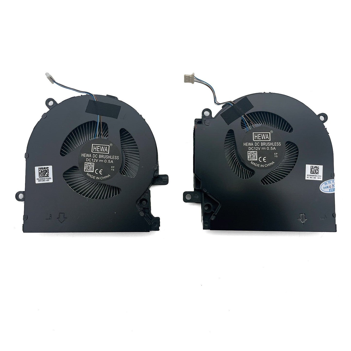 For HP OMEN 15-EK 15-EN CPU GPU Cooling Fan M04216-001 M04215-001 ND8CC02-19J22