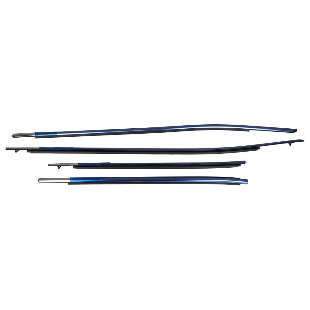 4PCS Door Belt Molding Chrome Trim Left+Right For 2018-2021 Toyota Camry US
