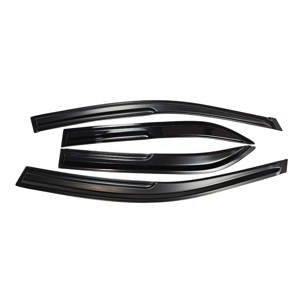 M Style Window Visors Sun Rain Guards For 2009-2013 Toyota Corolla Sedan