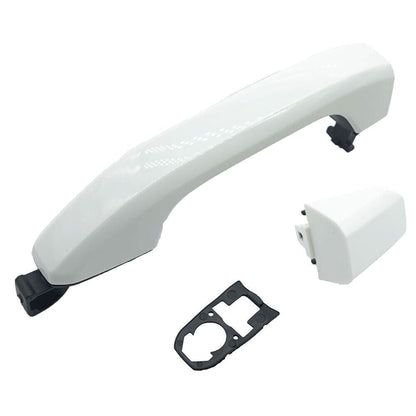 Rear Left Right Olympic White Door Handle for Chevrolet Silverado 2014 2019