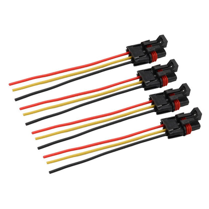 4PC Pulse Power Plug Pigtail Connector for Polaris Ranger Crew XP1000 RZR