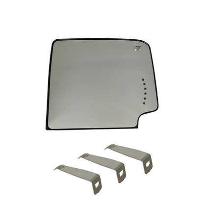 Power Heated Passenger Upper Towing Mirror Glass for Chevy for GMC 2016 2019