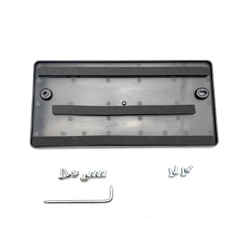 4G58271139B9 Rear License Plate Tag Holder Mount Bracket For Audi A6 S6 12-24