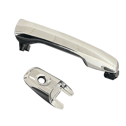 Front Left Exterior Door Handle For 2011-2017 Ford Explorer Chrome with Key Hole