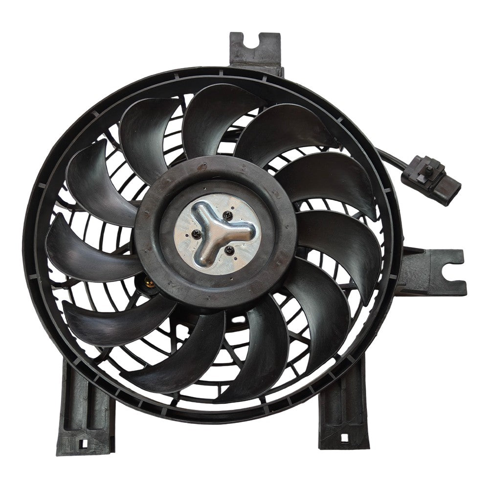For Lexus LX470 1998-2002 V8 4.7L A/C Condenser Cooling Fan with Shroud Assembly