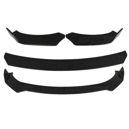 For Dodge Charger 2007-2014 Glossy Black Front Bumper Lip Spoiler Body Kit Side