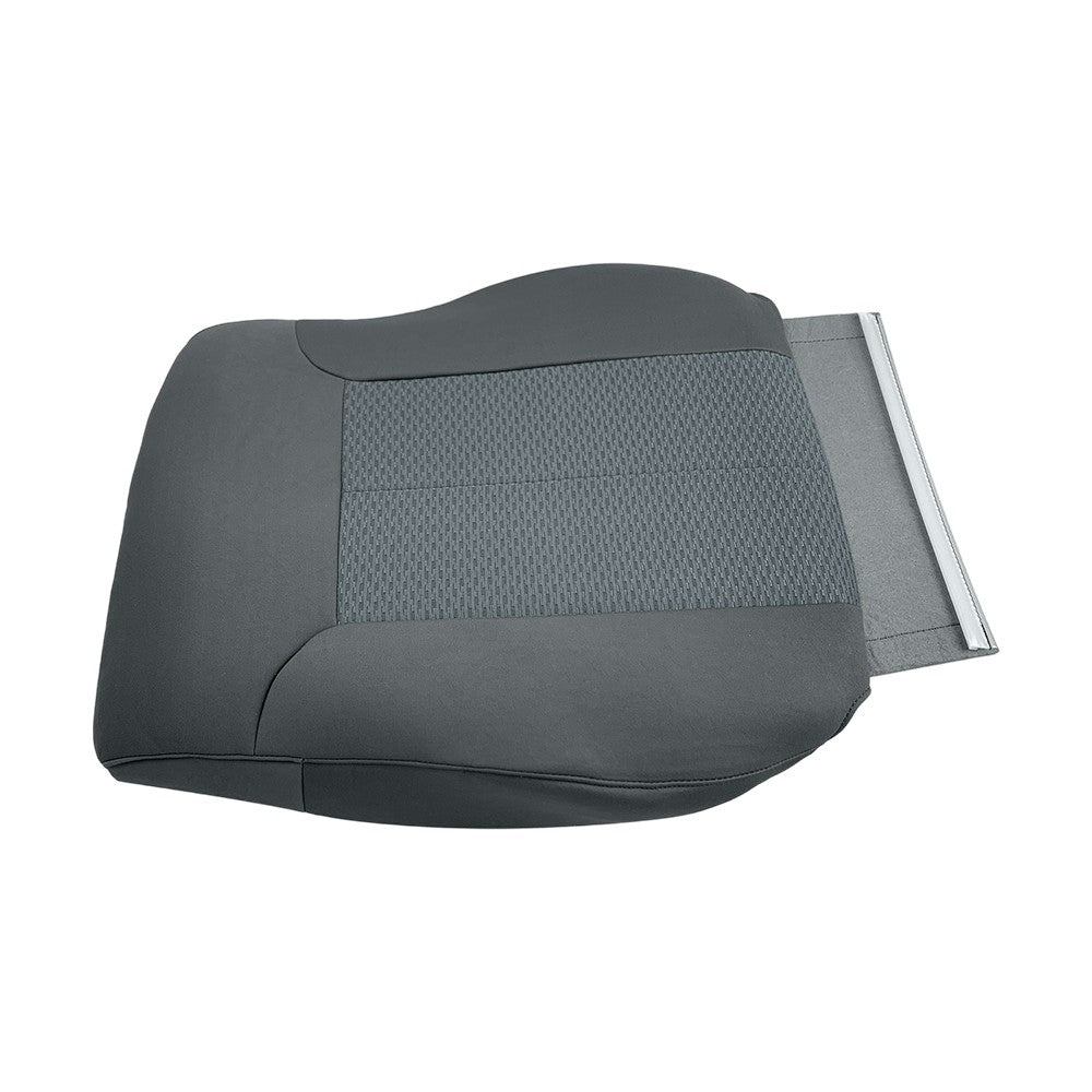Driver Bottom & Top Cloth Seat Cover Gray Fit For 2011-2014 Ford F150 STX XL XLT