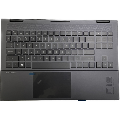 New Palmrest Colorful Backlit Keyboard Touchpad For HP OMEN Laptop 15-EK 15-EN