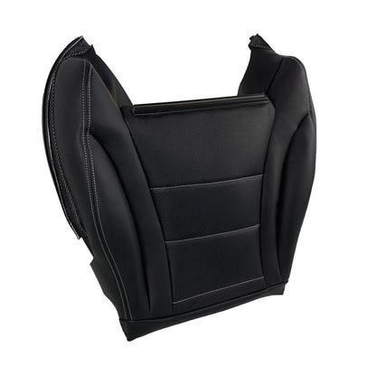 Driver Side Bottom Leather Seat Cover Black For 2015-2021 Mercedes Benz C300