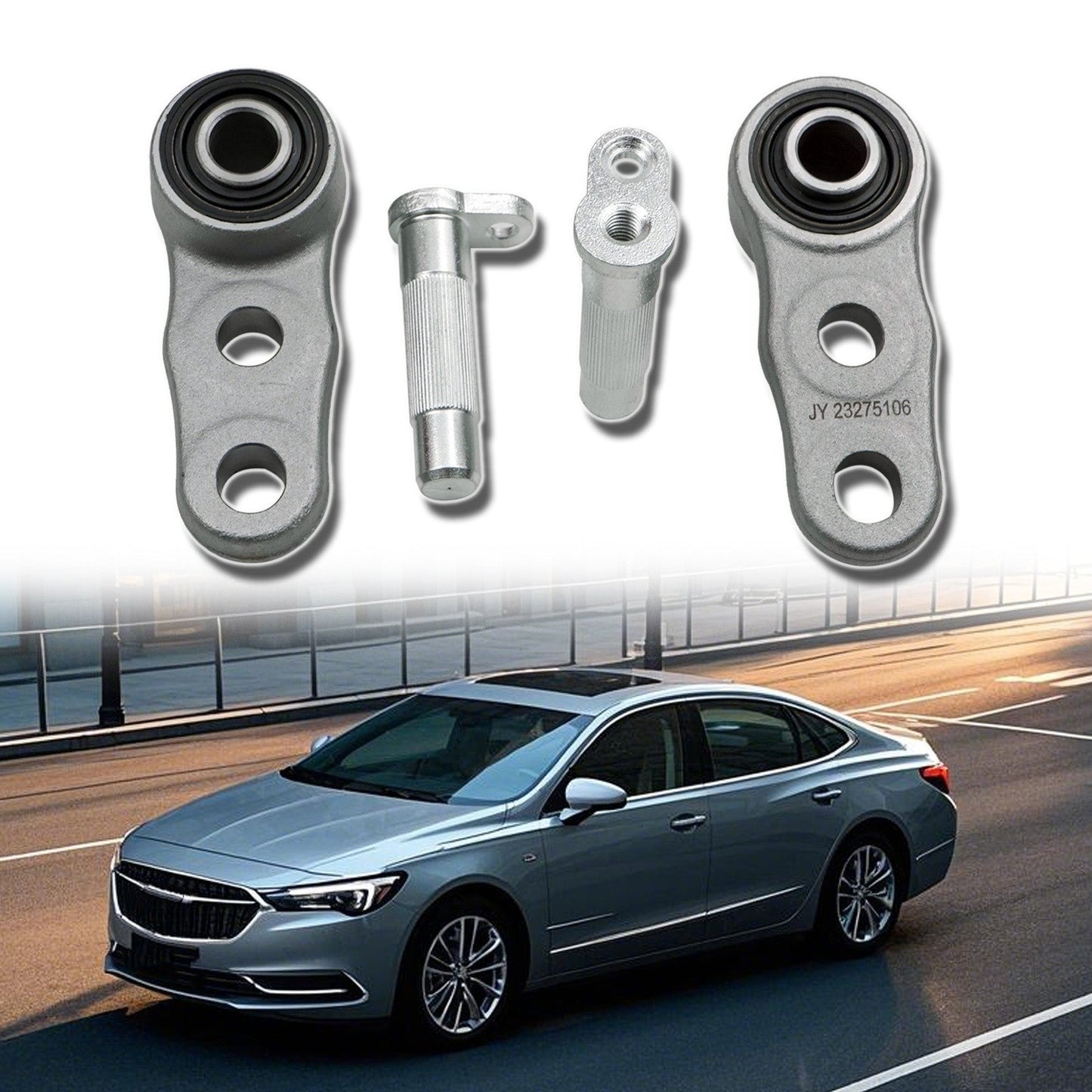 4x Front Knuckle Bushing Ball Joint For Buick Envision Lacrosse Regal 2.0L 3.6L