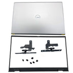 For Dell Inspiron 15Pro 5510 5515 Top Back Cover & Bezel & Hinges 0CHFVW Silver