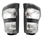 For 2004-2007 Isuzu NPR NQR, 2006-07 GMC W4500 RH+LH Headlight+Corner Light 4Pcs