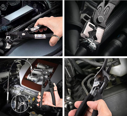 4 Pcs Hose Clamp Pliers Flat Band Hose Clamp Plier Hose Clamp Tool With 27" Long