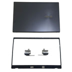 For Asus Zenbook 14 Q408UG UX425U UX425E Top Back Cover+ Bezel Hinges Dark Green